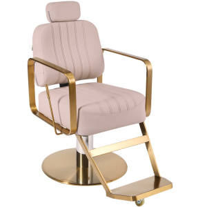 Pink & Gold Reclining Chair by SEC