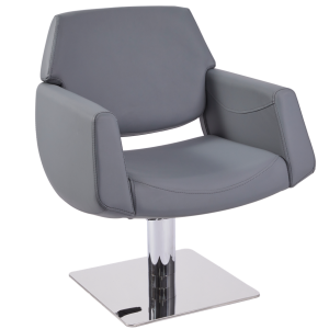 The Lunar Pod Salon Styling Chair - Steel Grey by SEC