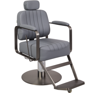 Steel Grey & Graphite Reclining Chair by SEC