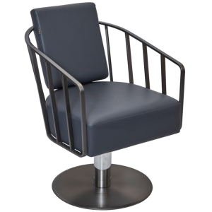 The Willow Salon Styling Chair - Midnight Blue & Graphite by SEC