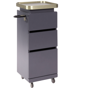 The Perri Salon Trolley - Midnight Blue & Champagne Gold  by SEC
