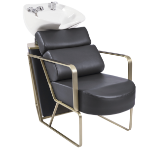 The Rosie Salon Backwash Unit - Charcoal & Champagne Gold by SEC