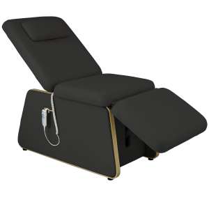 The Juni  Electric Beauty Bed - Black & Gold by SEC
