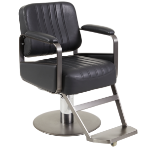 The Mustang Salon Styling Chair - Matte Graphite & Charcoal by SEC