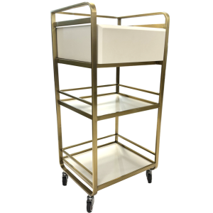 The Beauty Trolley - Ivory & Gold by SEC