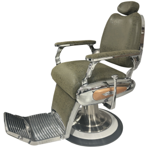 Vintage Green Legion Barber Chair by BEC