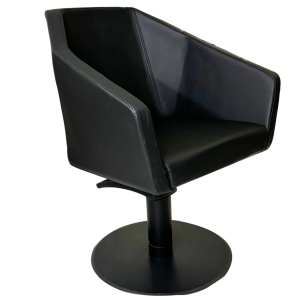Matte Black Angled Styling Chair By SEC