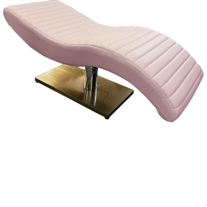 The Hourglass Lash Bed with Hydraulic Pump - Pink & Gold by SEC