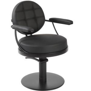 The Tulip Salon Styling Chair - Matte Black by SEC