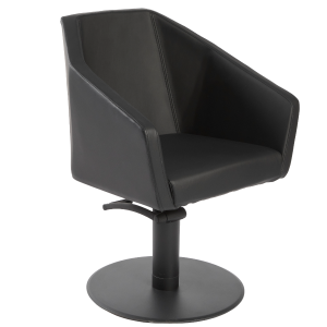 The Charli Angled Styling Chair - Matte Black By SEC