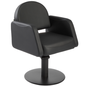 The Daffi Salon Styling Chair - Midnight Black by SEC