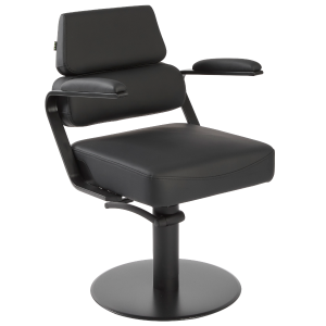The Iris Salon Styling Chair - Matte Black by SEC