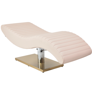 The Hourglass Lash Bed with Height Adjustable Pump - Pink & Gold by SEC