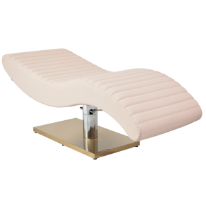 The Hourglass Lash Bed with Height Adjustable Pump - Pink & Gold by SEC