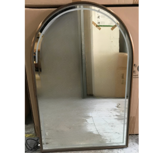 CL25T - The Half Arched Salon Mirror - Silver by SEC - CLEARANCE