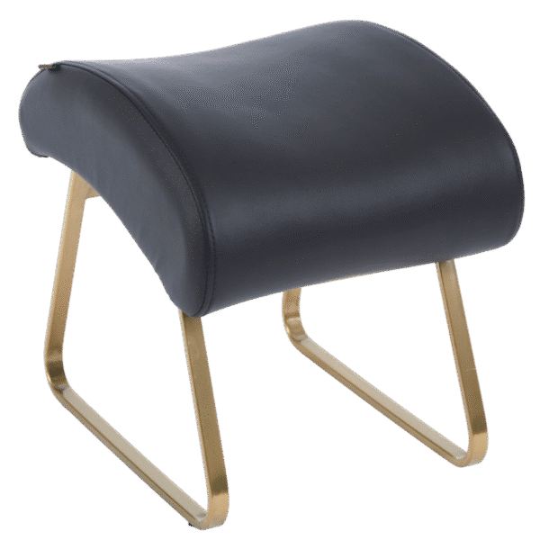 Black & Gold Salon Leg Rest by SEC