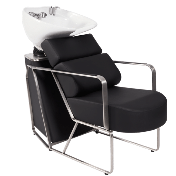 The Rosie Salon Backwash Unit - Black & Silver by SEC