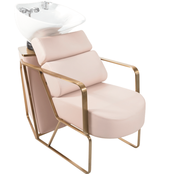 The Rosie Salon Backwash Unit - Pink & Gold by SEC