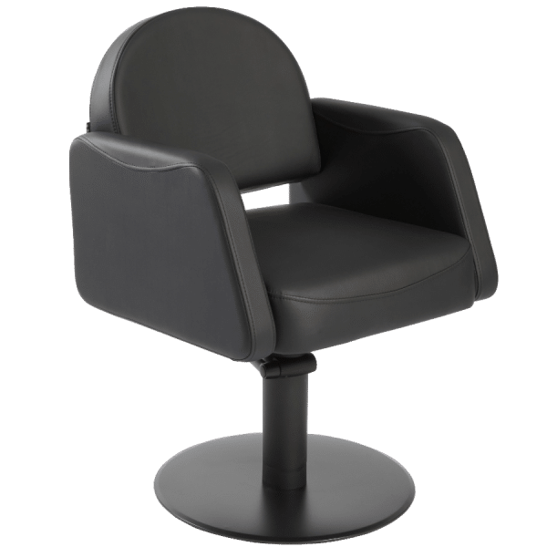 The Daffi Salon Styling Chair - Midnight Black by SEC