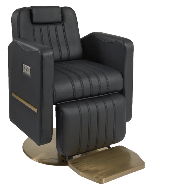 The Cherri Electric Reclining Chair - Black & Gold By SEC