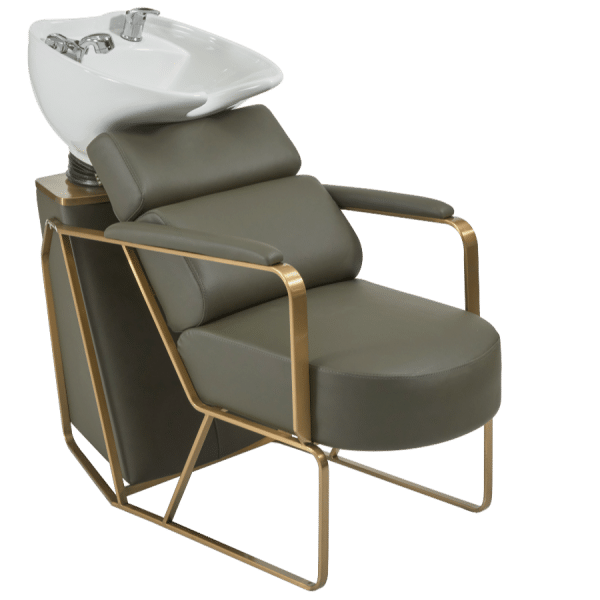 The Rosie Salon Backwash Unit - Khaki & Gold by SEC
