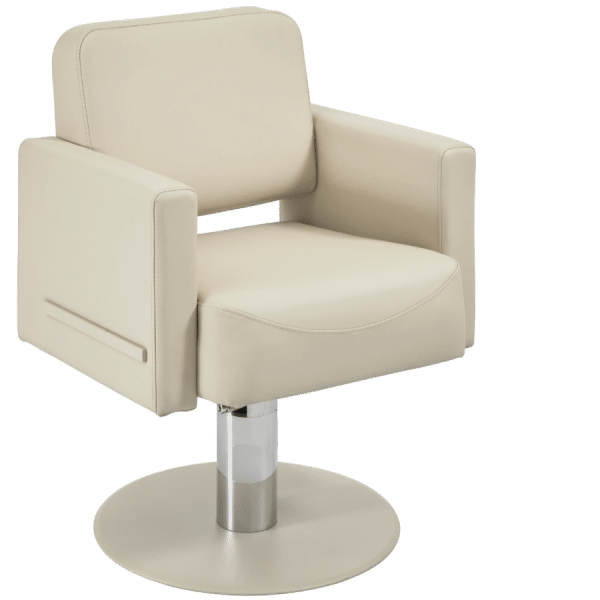 The Daisi Salon Styling Chair - Pure Ivory by SEC