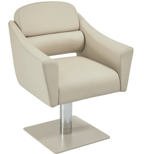 The Ferni Salon Styling Chair - Pure Ivory by SEC