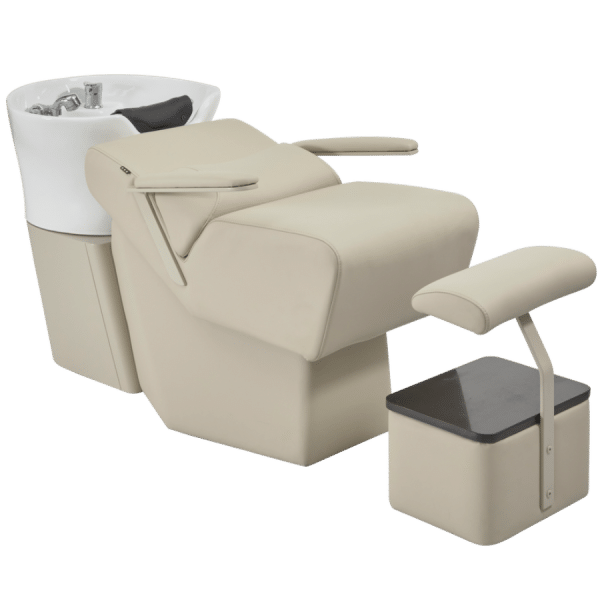 The Levi Laydown Salon Backwash Unit - Pure Ivory by SEC