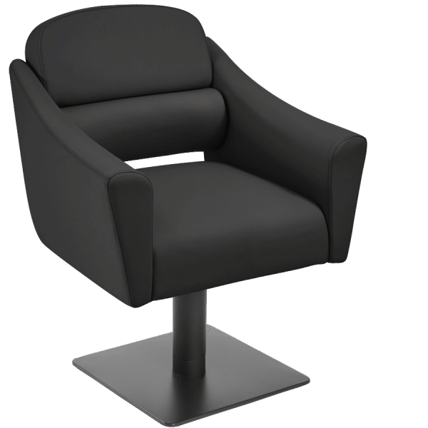 The Ferni Salon Styling Chair - Midnight Black by SEC