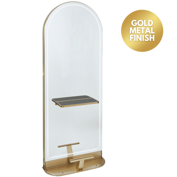 The Milan Freestanding Styling Unit - Gold by SEC