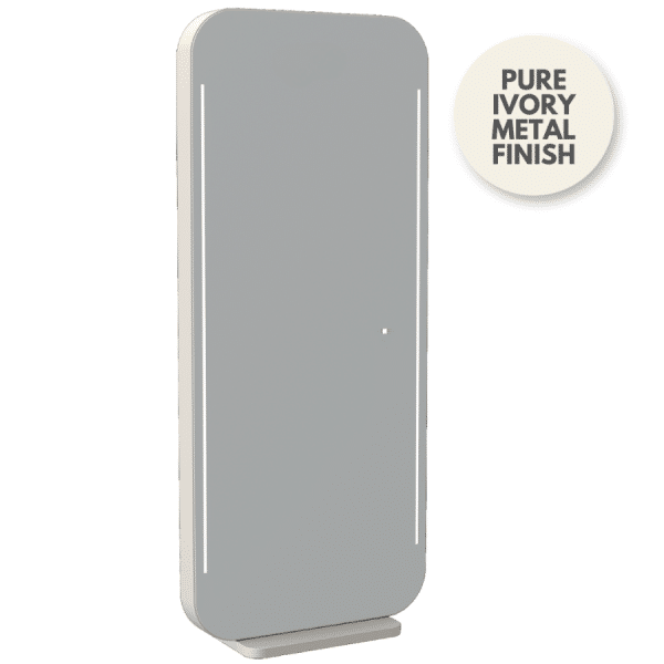 The Berlin Freestanding Island Unit - Pure Ivory by SEC