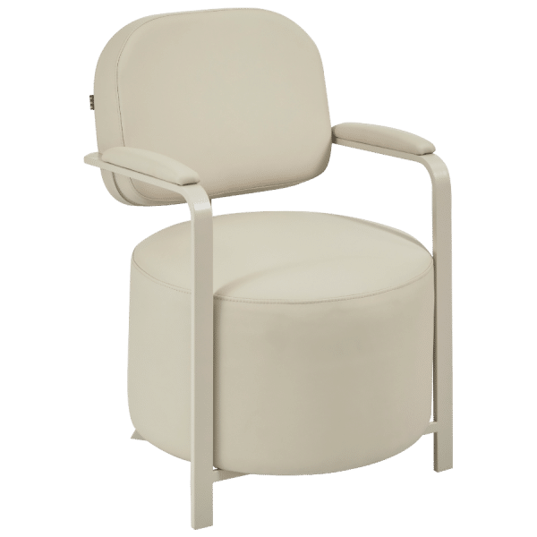 The Sandi Salon Waiting Seat - Pure Ivory by SEC