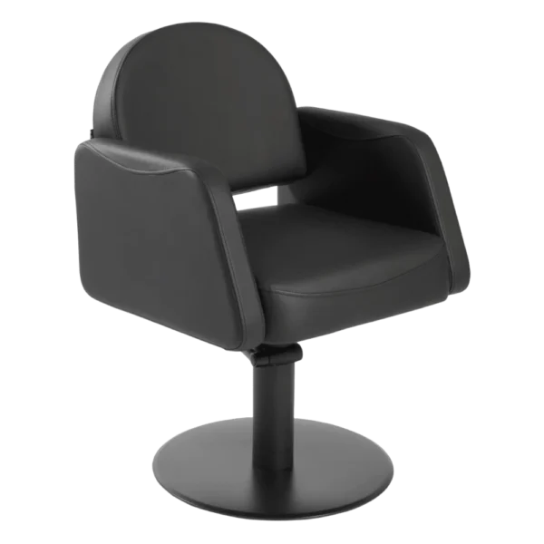 The Daffi Salon Styling Chair - Midnight Black