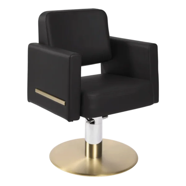 The Daisi Salon Styling Chair - Black & Gold