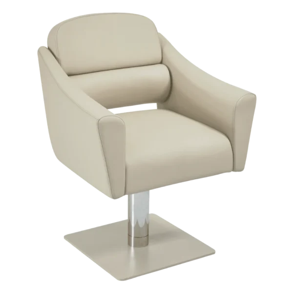 The Ferni Salon Styling Chair - Pure Ivory