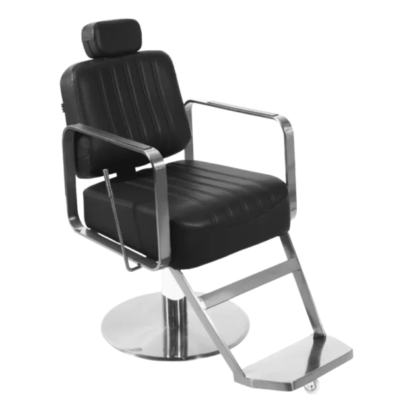 The Lexi Reclining Chair - Charcoal & Silver