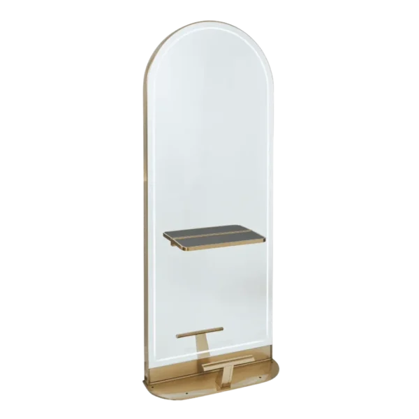 The Milan Freestanding Styling Unit - Gold