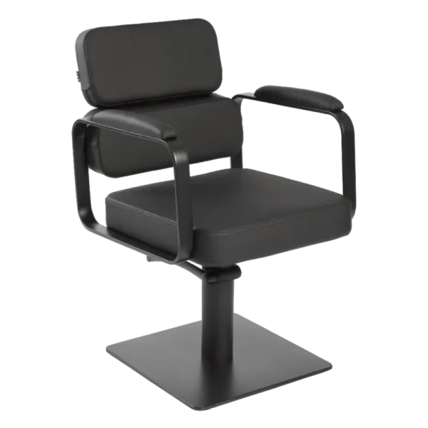 The Rosie Salon Styling Chair - Midnight Black