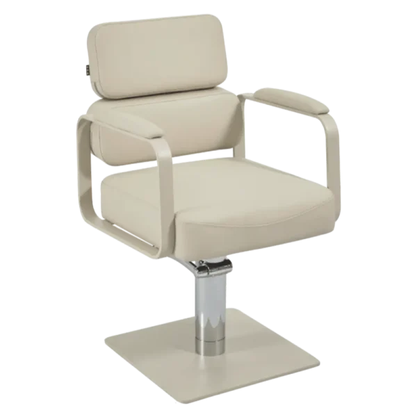 The Rosie Salon Styling Chair - Pure Ivory
