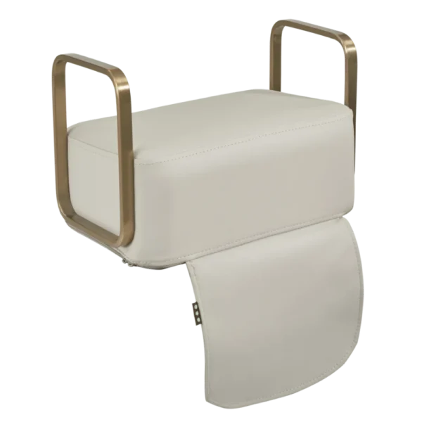 The Tilli Booster Seat - Ivory & Gold