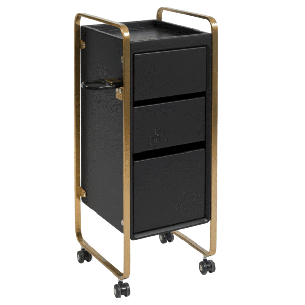 The Sapphire Salon Trolley - Black & Gold by SEC
