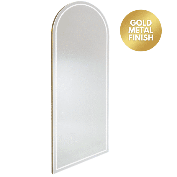 The Paris Arched Salon Mirror - Gold by SEC