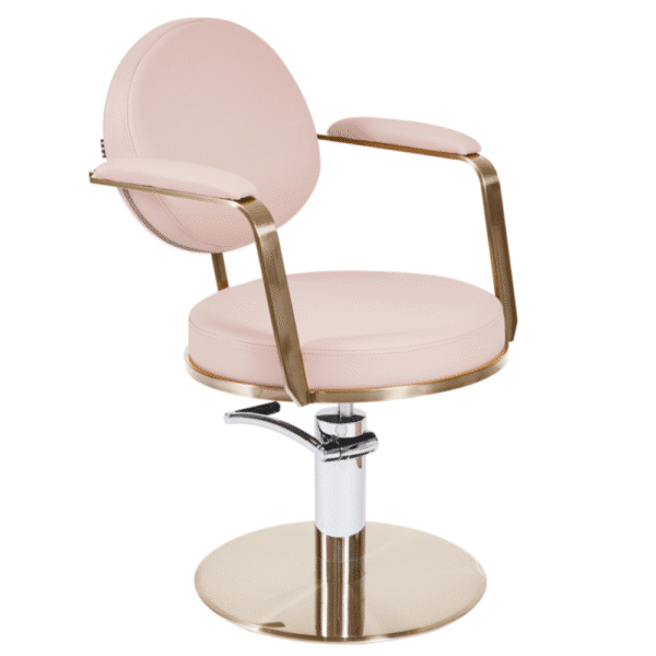 The Poppi Salon Styling Chair -  Pink & Gold by SEC