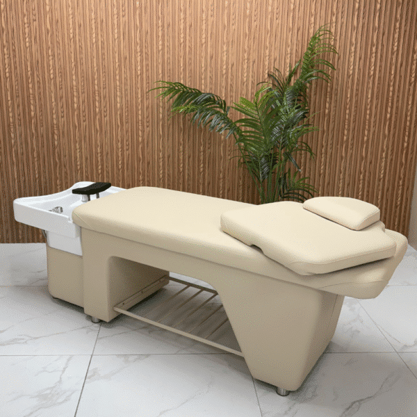 The Amelia Japanese Head Spa Bed - Pure Ivory by SEC