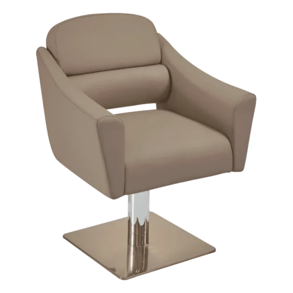The Ferni Salon Styling Chair - Mocha & Copper