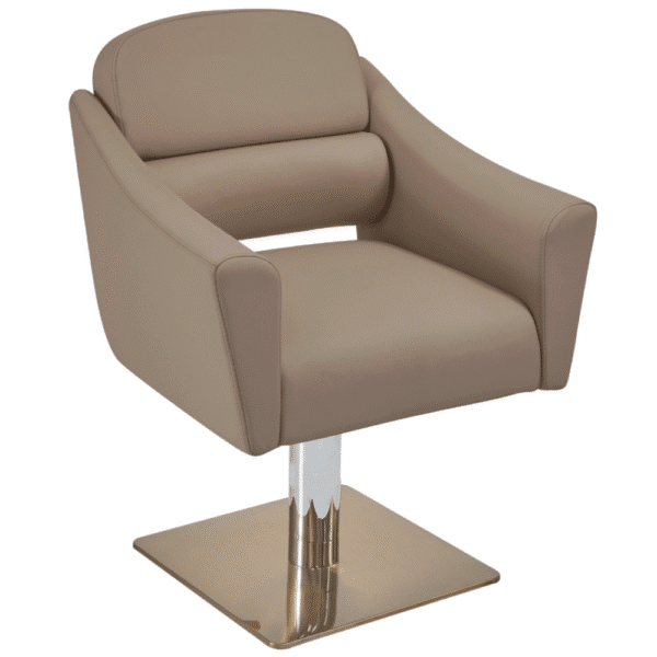 The Ferni Salon Styling Chair - Mocha & Copper by SEC