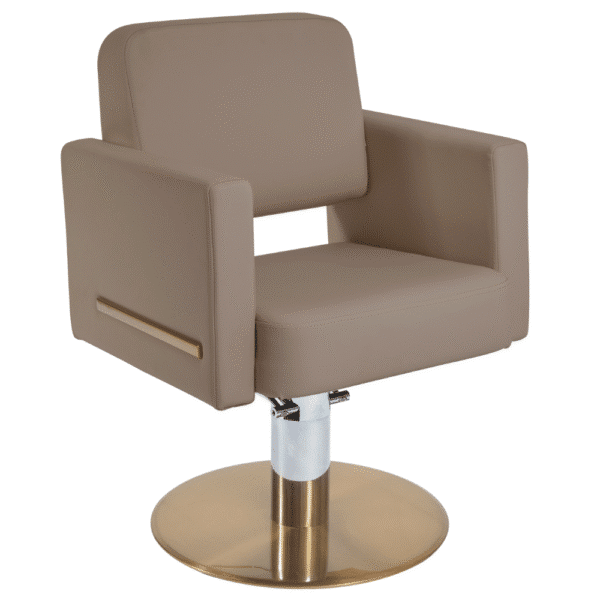 The Daisi Salon Styling Chair - Mocha & Copper by SEC