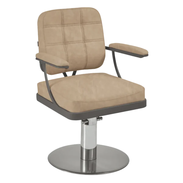 The Erin Salon Styling Chair - Fudge & Graphite