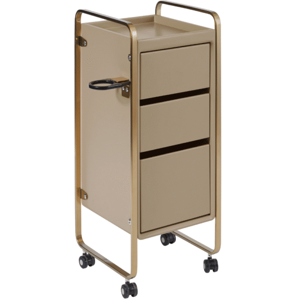 The Sapphire Salon Trolley - Caramel & Gold by SEC