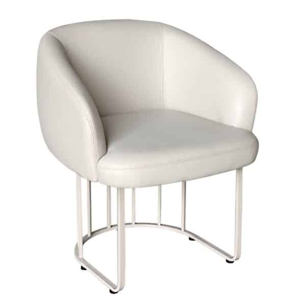 The Gigi Client Chair - Pure Ivory by SEC